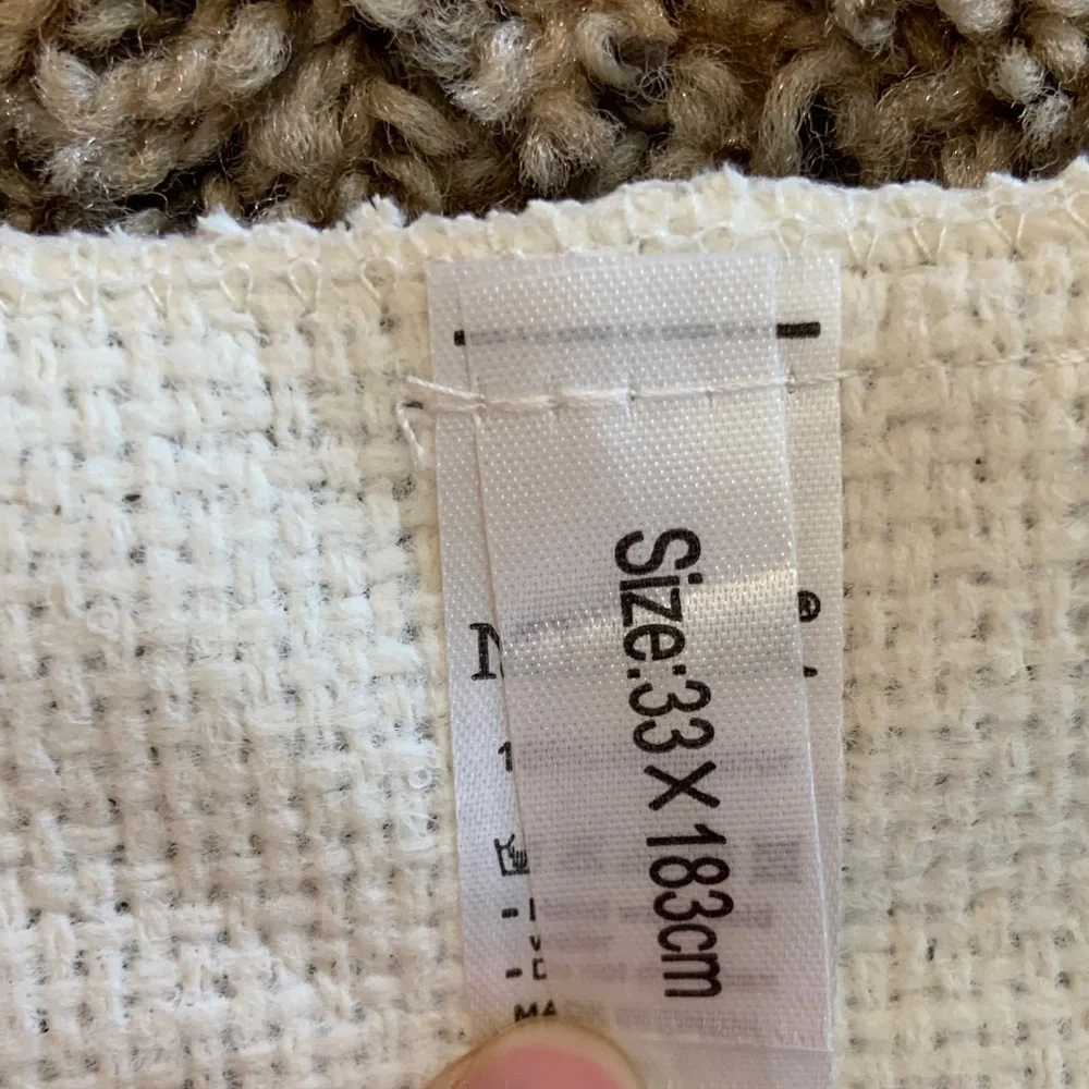 Cream table runner 33*183 CM - Picture 2 of 4